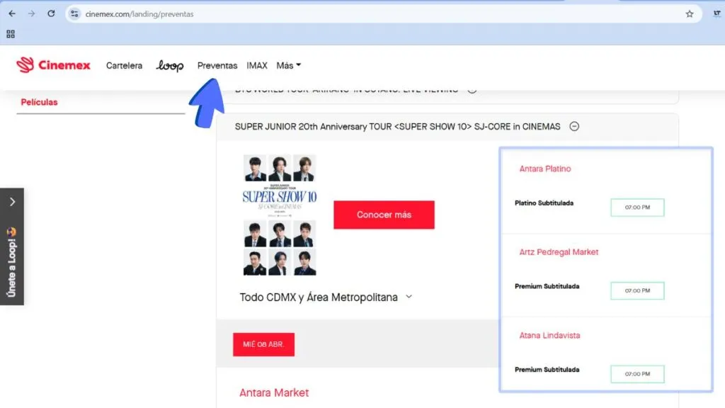Anuncian preventa para el SUPER JUNIOR 20th Anniversary TOUR SJ-CORE en cines de México