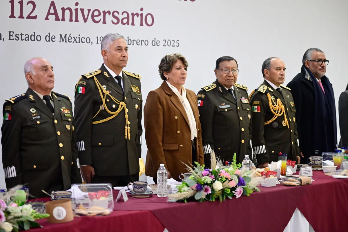 Edomex: conmemoran 112 Aniversario del Día del Ejército Mexicano