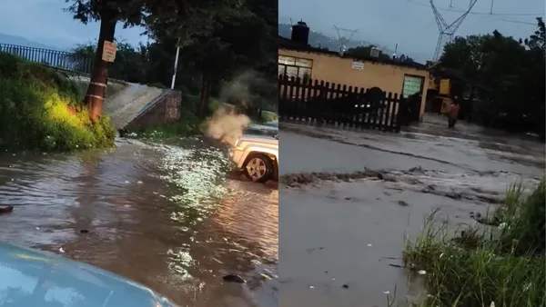 Río Mayorazgo de Xonacatlán se desborda