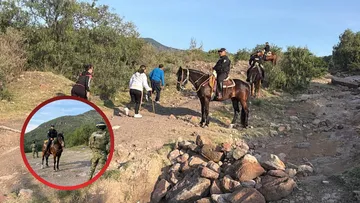 Policía montada y Marina refuerzan vigilancia en veredas de la Sierra de Guadalupe
