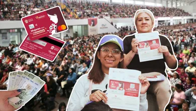 Entrega de tarjetas del programa Mujeres con Bienestar Edomex 2026 en los módulos del Estado de México este viernes 15 de mayo.