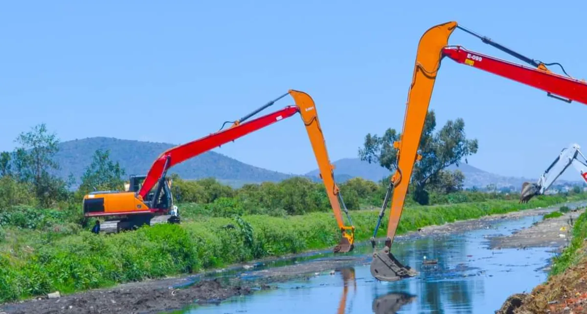 Chalco: Inician trabajos de saneamiento de Lago de Xico
