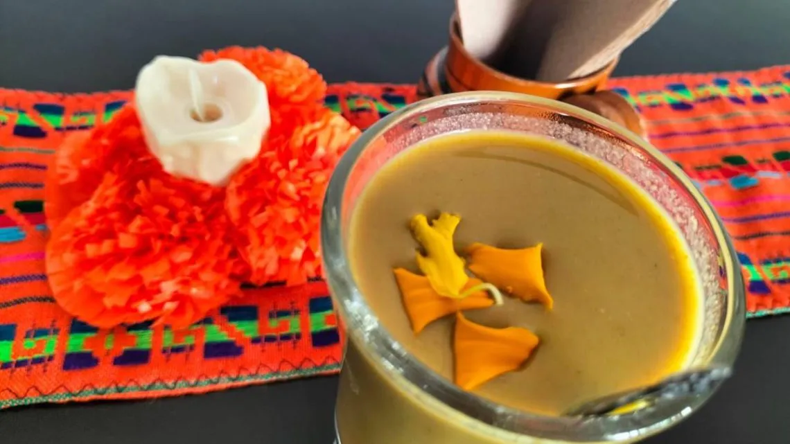 Villa Victoria: Atole de flor de cempasúchil, herencia mazahua