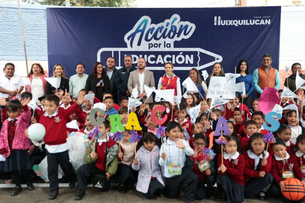 Avanza segunda etapa de “acción por la educación” para impulsar la formación de estudiantes en Huixquilucan