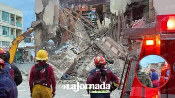 Inmueble colapsa y daña locales en Los Portales en Ixtlahuaca