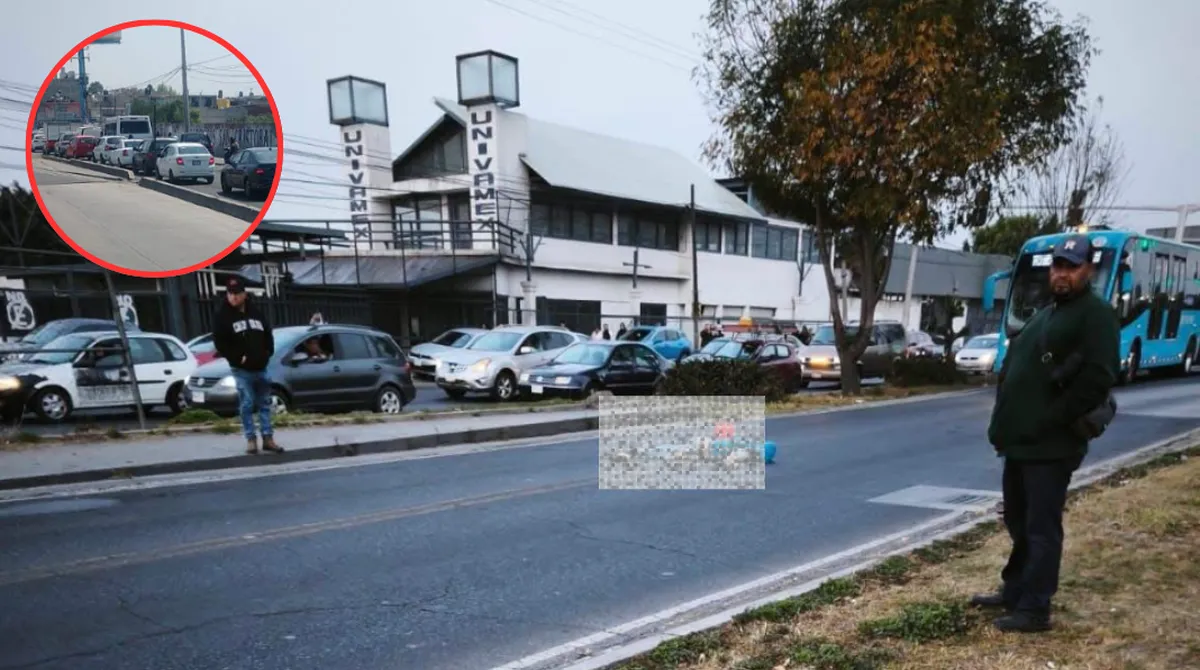 ¡Accidente mortal! Hombre muere atropellado en carril confinado del Mexibús en Ecatepec
