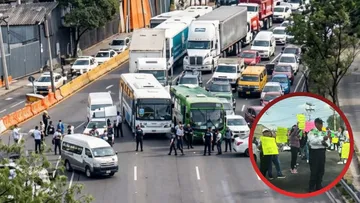 Familiares de Guillermo “N”, detenido el jueves bloquean la México-Pachuca