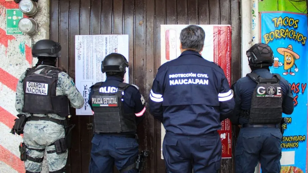 Naucalpan clausura establecimientos durante operativo “Giros Rojos”