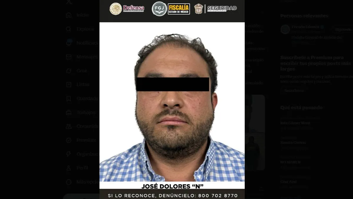 Detienen a integrante de Familia Michoacana en Toluca