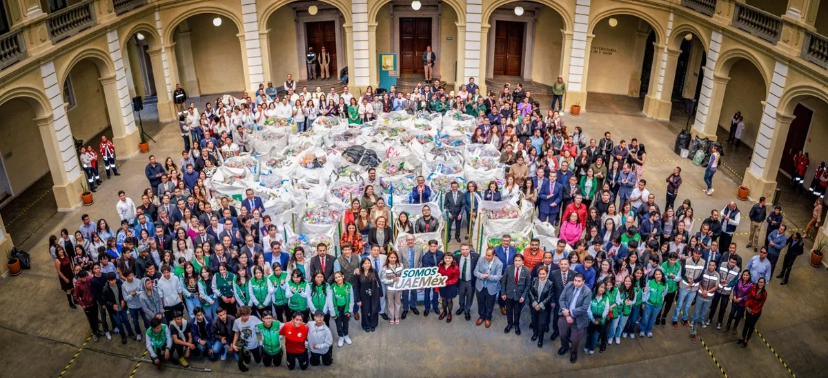 Arranca UAEMéx con la Campaña Universitaria de Acopio de PET y Taparroscas