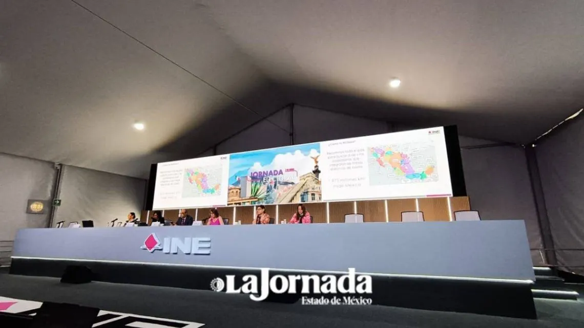 INE se declara listo para la elección