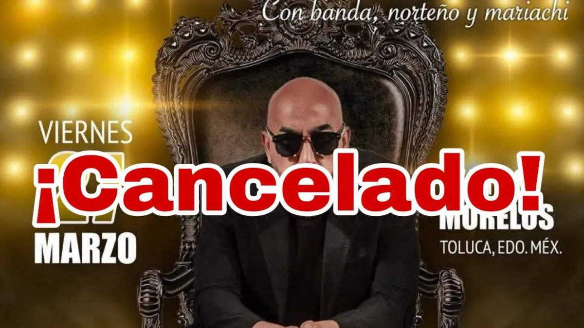 Cancelan concierto de Lupillo Rivera en Toluca; será reprogramado
