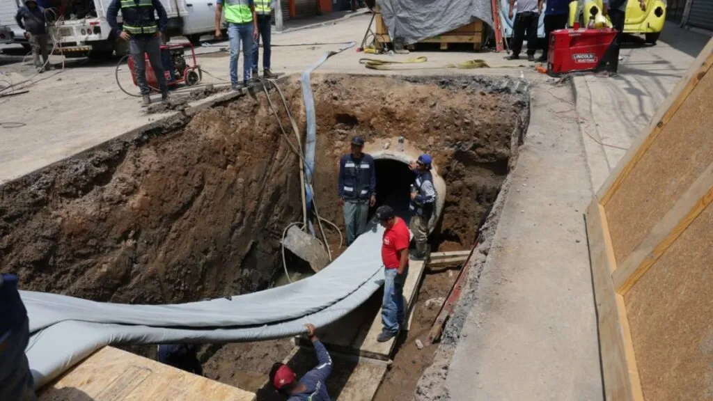 Más agua para Ecatepec: el municipio repara con tecnología alemana línea de agua del Sistema Cutzamala