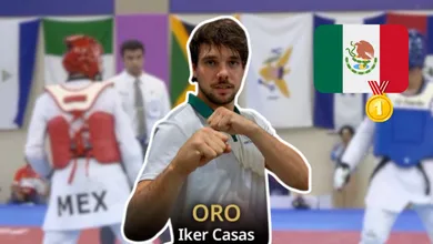 Iker Casas se lleva la medalla de oro en taekwondo.