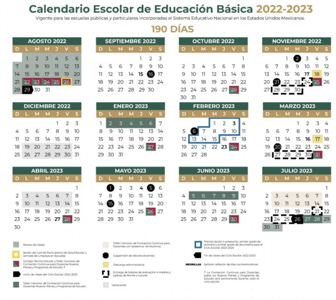 Fecha de regreso a clases en agosto 2022