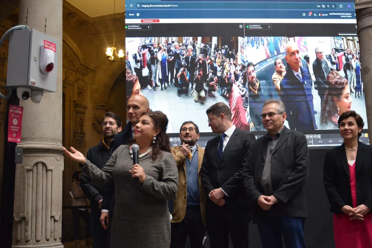 Clara Brugada anuncia 40 mil cámaras nuevas para cuidar a la CDMX
