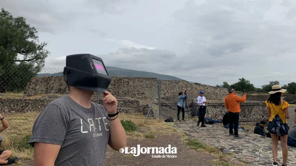 Teotihuacán: Así se vivió el Eclipse Solar anular desde las pirámides
