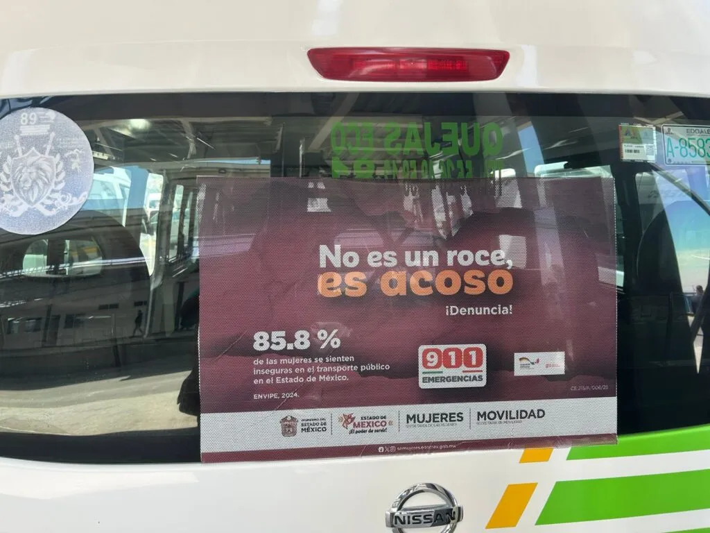 Lanzan campaña contra el acoso en el transporte público