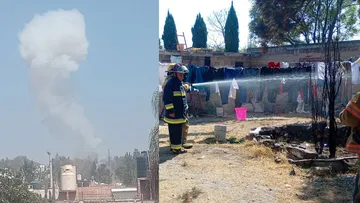 Explosión por pirotecnia deja un fallecido en Tultepec