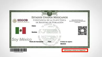 Curp certificada