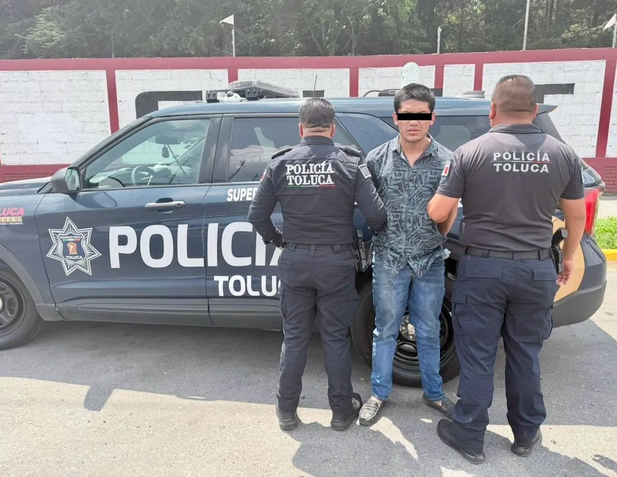 Policía de Toluca arresta a presunto homicida tras ataque a su pareja