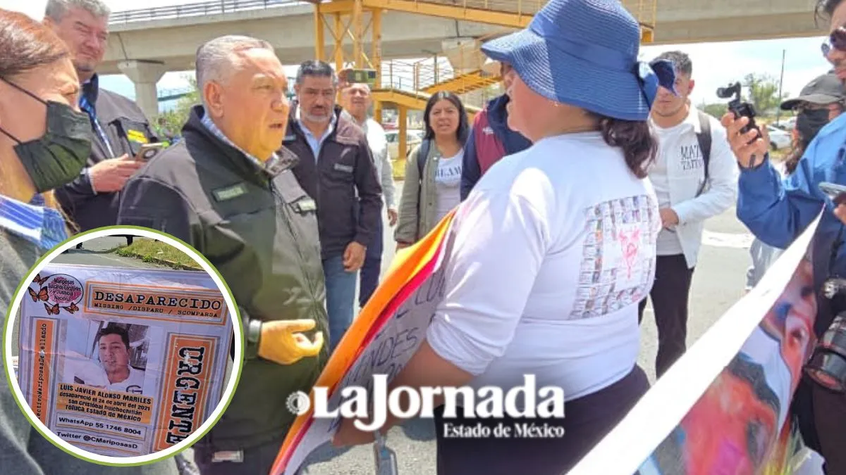 Familiares de desaparecidos bloquearon la México-Toluca para pedir intervención de las autoridades