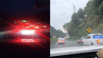 Autopista México-Toluca en caos vial tras diversos percances