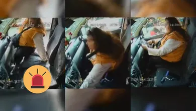 Una mujer roba dinero de una combi en la ruta México-Pachuca; el robo quedó grabado en video y generó indignación en redes.