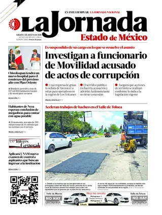 La Jornada Edomex | 01 de agosto de 2026