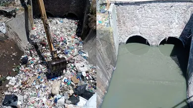 Ecatepec, Jaltenco y Tultitlán continúan la limpieza del Dren Cartagena