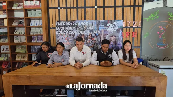 Federación Nacional de Estudiantes se movilizarán en Chimalhuacán, exigen mejoras en educación