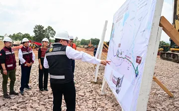 Sheinbaum y Delfina Gómez supervisan obras hídricas en la Presa Lago de Guadalupe