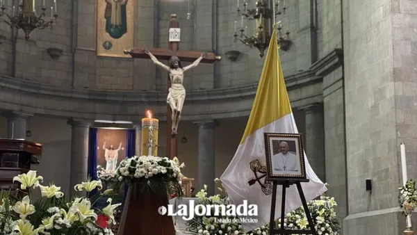 Catedral de Toluca despide y recuerda al Papa Francisco