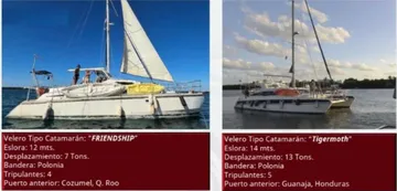 Semar localiza y rescata a veleros perdidos en el Caribe con destino a Cuba