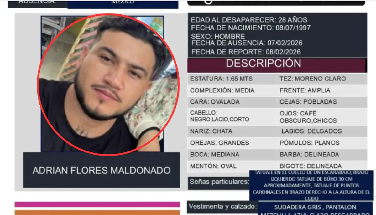 Alerta en Ixtapaluca: Buscan a Adrián Flores Maldonado, desaparecido en el Cerro de Coatepec