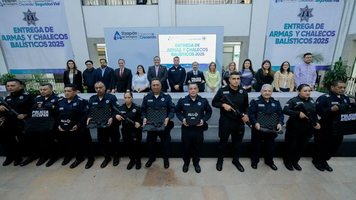 Atizapán equipa a su policía con armas de vanguardia y chalecos antibalas: P. Rodríguez