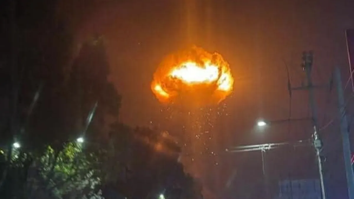 Explosión en fábrica de Tultitlán
