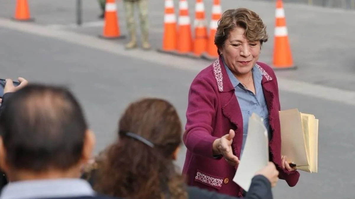 Delfina Gómez pide a AMLO que siga apoyando al Edomex