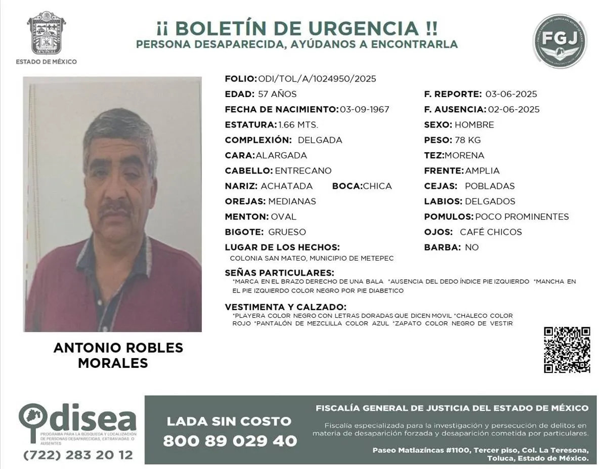 Localizan el cuerpo de Antonio Robles en Totoltepec, tenía boletín de búsqueda