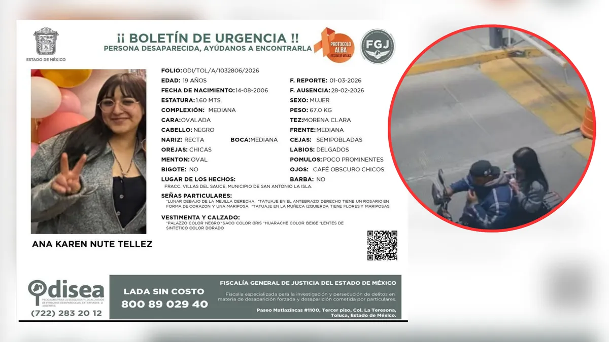 La joven tomó el servicio durante el fin de semana; sin embargo, después de ese momento se perdió todo contacto con ella.