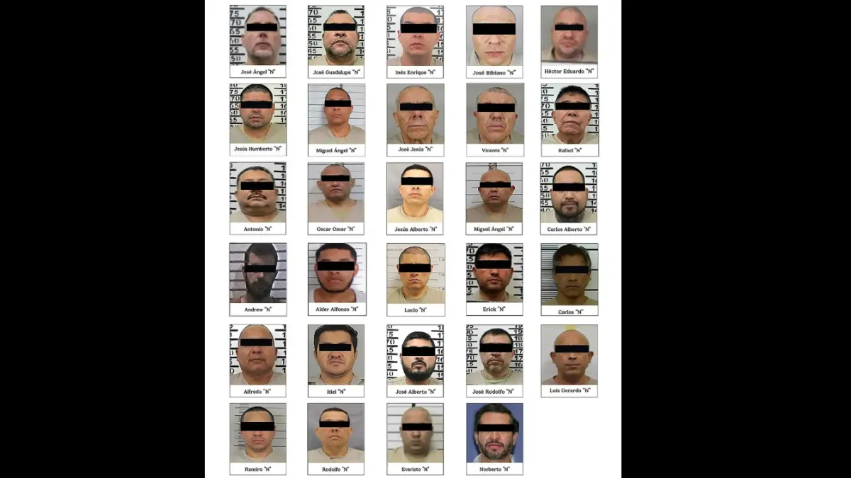 Ellos son los 29 criminales extraditados a EU.