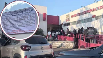 Trabajadores del ISSSTE en Toluca exigen destitución del director del Hospital General
