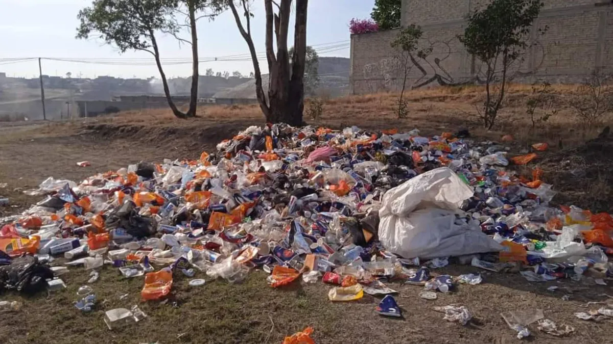 Empresas descargan basura de manera clandestina en predios de Cuautitlán Izcalli