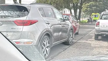 Se reporta choque en Boulevard Aeropuerto rumbo a Paseo Tollocan