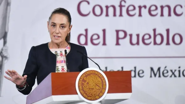 Durante su conferencia, se refirió brevemente a la aprobación de Godoy por parte del Senado.