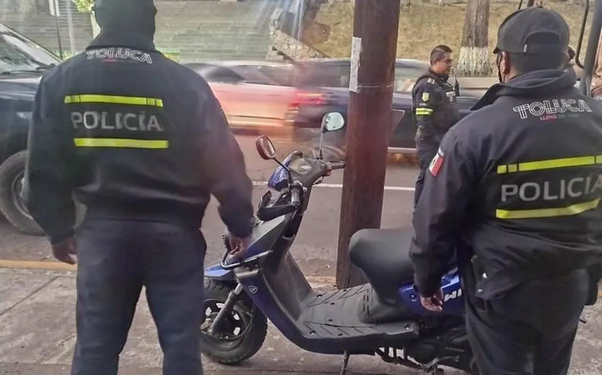 Presuntos “motorratones” fueron detenidos tras asalto en Toluca
