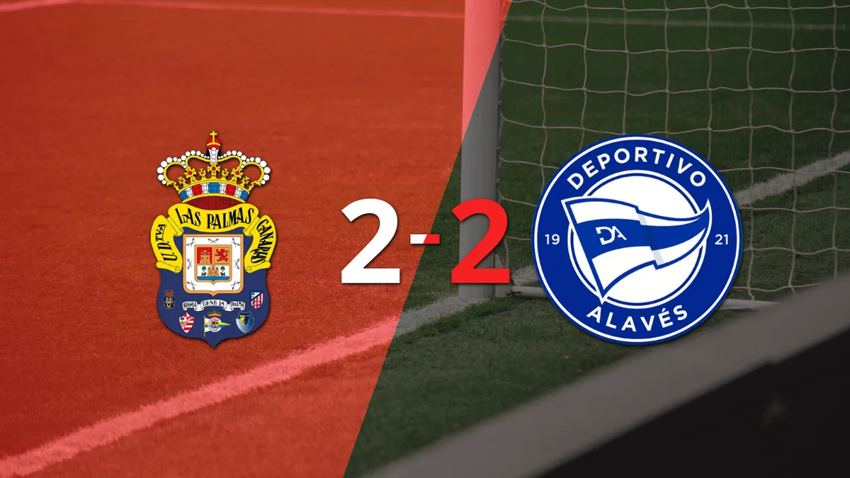 Agónico gol de Alberto Moleiro le da el empate a UD Las Palmas