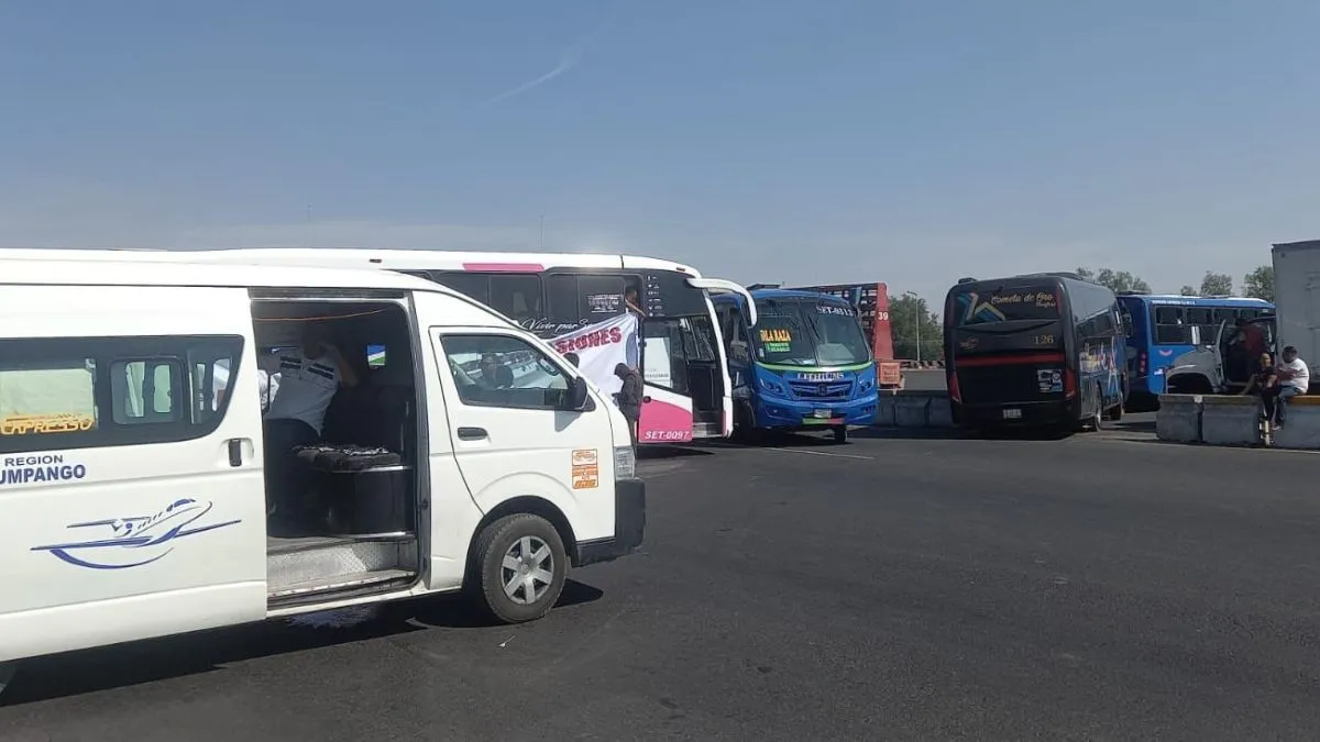 Transportistas se disputan un derrotero en Tecámac