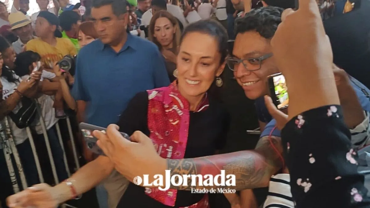 Naucalpan: Claudia Sheinbaum se compromete mantener todos los programas sociales
