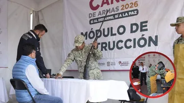 Canje de Armas Edomex 2026 retira 218 armas durante el mes de mayo